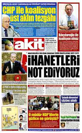  DİNÇERLER: HEDEF CUMHURBAŞKANI ERDOĞAN'I SAFDIŞI BIRAKMAK CHP'ile koalisyon büst aklın tezgâhi Turgut Özal'ın Başbakanlığını