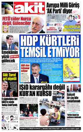  T H hwupa Milli Görüş .Ü L AKParti diyor HASLERAİLE YURT DIŞI seçmen kütüğüne kayıtlı Avrupa İslam Top- ... 1KASIM lurtlu...