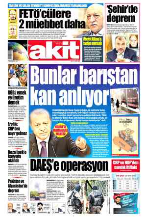  14 MUHARREM 1437 Başbakan Davutoğu, İstanbul'da Üskü- dar Bağlarbaşı'nda öğrencilerle buluştu. KOBİ,emek ve üretim demek...