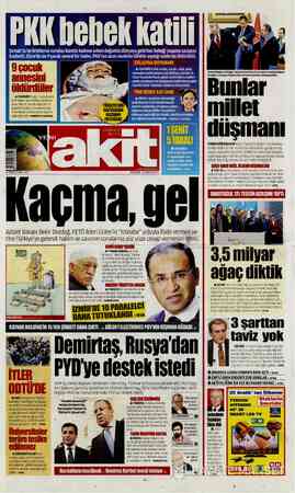 Yeni Akit sayfa 1