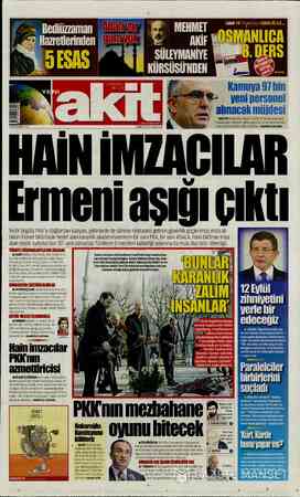 Yeni Akit sayfa 1