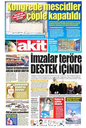  GÜĞİhnescidler /ai İ — .P e$ Siyasetüretemeyenler S5 4Di , jÜ ' AA Dof ANCAK KÜFÜR ÜRETİR B Başbakan Davutoğlu, “Kılıç-...