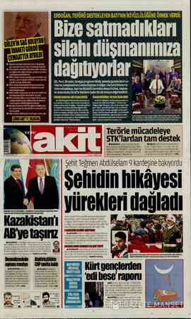 ERDOĞAN, TERÖRÜ DESTEKLEYEN BATI'NIN İKİYÜZLÜLÜĞÜNE ÖRNEK VERD Bize satmadıkları silahı düşmanımıza dağıtıyorlar yetkili...