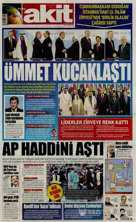 Yeni Akit sayfa 1