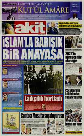 Yeni Akit sayfa 1