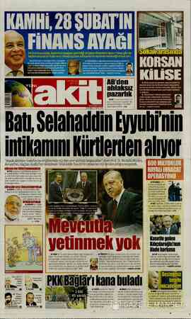 Yeni Akit sayfa 1
