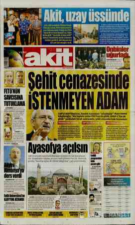  rımnm — BİROLBİLEN FETÖ'NÜN SAVCISINA TUTUKLAMA 1 İSTANBUL Askeri Casusluk so- ruşturmasını yürüten eski Cumhuriyet Başsavcı