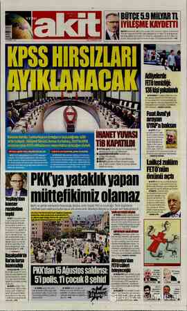 Yeni Akit sayfa 1
