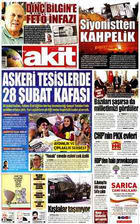 Yeni Akit sayfa 1