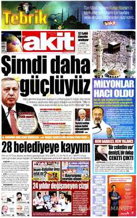  10 ZİLHİCCE 1437 W 15 TEMMUZ gecesi ne kadaı karanlıksa, 16 Temmuz saba- hının da o derece aydınlık doğduğunu belirten...