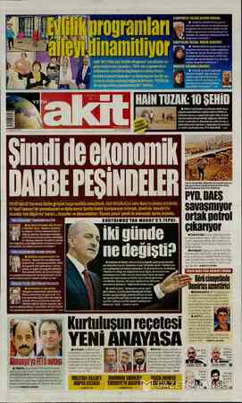 Yeni Akit sayfa 1