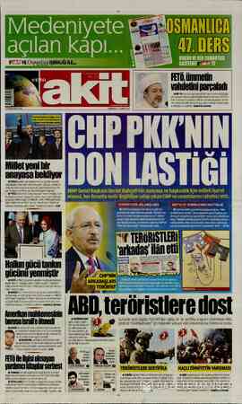 Yeni Akit sayfa 1
