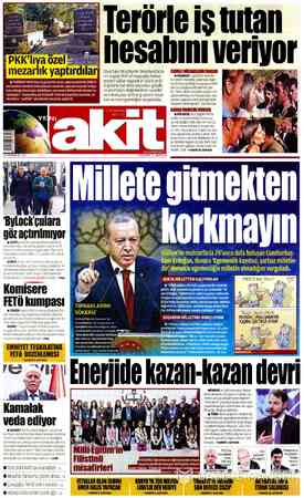  YAŞ B Terörle iş tutan Iıesalıını veriyor Diyarbakır Büyükşehir Belediyesi'ni te- rör örgütü PKK'nın karargâhı haline FUT L A