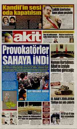 Yeni Akit sayfa 1