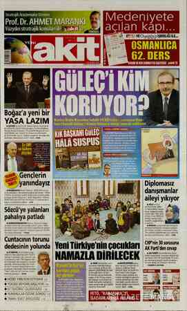 Yeni Akit sayfa 1