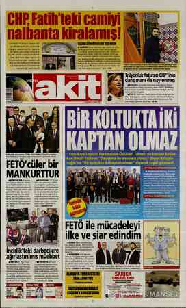 Yeni Akit sayfa 1