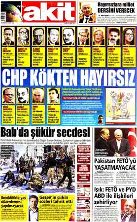 Yeni Akit sayfa 1