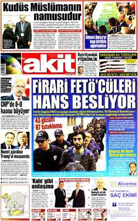 Yeni Akit sayfa 1