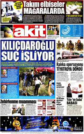 DİYARBAKIR'IN 6 ilçesinde düzenle- nen operasyonlarda PKK'lıların kullandı- ğı mağara ve sığınaklarda takım elbiseler...