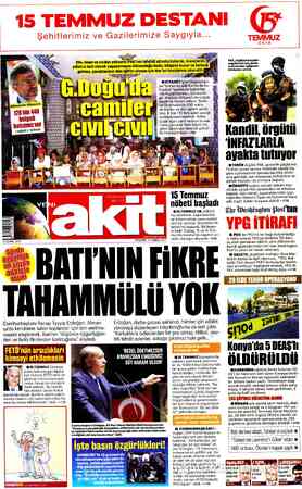 Yeni Akit sayfa 1