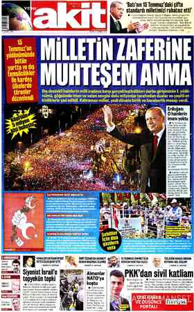 Yeni Akit sayfa 1