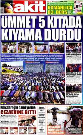  İ'.' 11 ZİLHİCCE 1438 İKA-MALİ çi Müslümanların kıblesi Kâbe başta olmak üzere, Asya'dan Avrupa'ya, Avustralya'dan Ame- rika