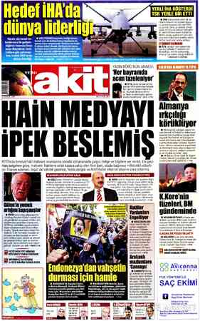 Yeni Akit sayfa 1