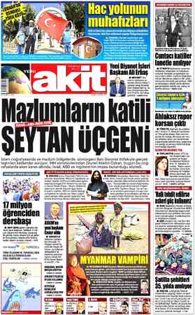 Yeni Akit sayfa 1