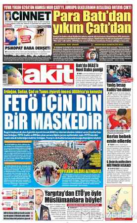 Yeni Akit sayfa 1