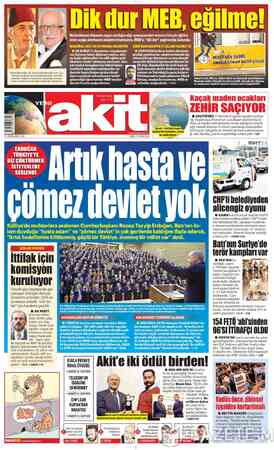  Kadir Mısıroğlu ile Yavuz Bahadıroğlu'nun, Ço- Tum'da açılacak okul kütüphanesine konulan eserleri, malum medyanın cazgırlığı