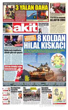  KOŞEYE SIKIŞAN PKK/PYD'DEN KARA PROPAGAN DEVAM 3 YALAN DAHA H TSK karşısında köşeyesi- - | kışan terör örgütü, farklı yı...