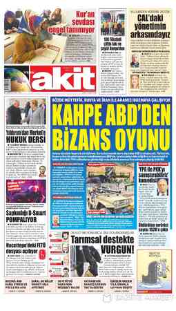  # F | n '&& N GÖZLER görmese de, kulaklar işitmese de kalp- / ler Kur'an aşkıyla atıyor. Di- yarbakır Müftülüğü binasın- da