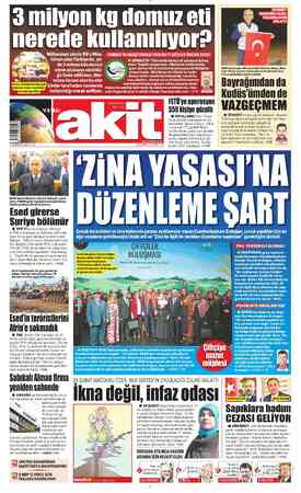 Yeni Akit sayfa 1