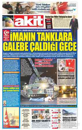 Yeni Akit sayfa 1