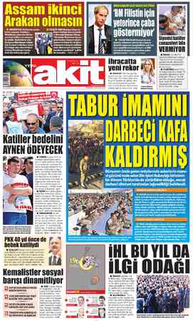 Yeni Akit sayfa 1