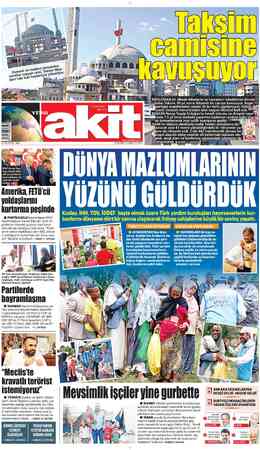 Yeni Akit sayfa 1