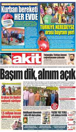 Yeni Akit sayfa 1
