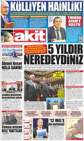  dışı ziy: ği yok” demi: ka'nın Sesi'ı KÜLLİYEN HAİNLIK! Dış odaklarla işbirliği yaparak milli iradeye cephe alan şer güçlerin
