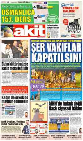 Yeni Akit sayfa 1