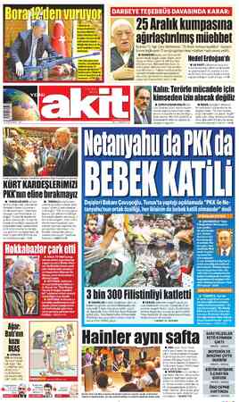 Yeni Akit sayfa 1