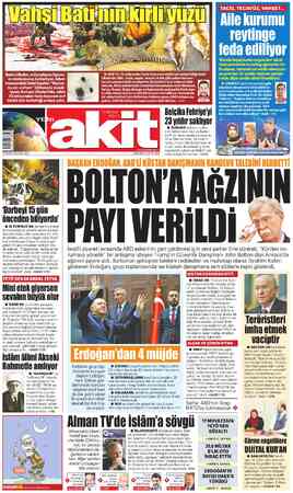 Yeni Akit sayfa 1