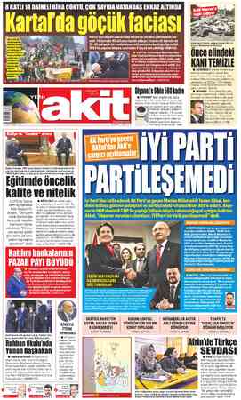 Yeni Akit sayfa 1