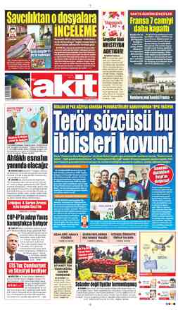 Yeni Akit sayfa 1