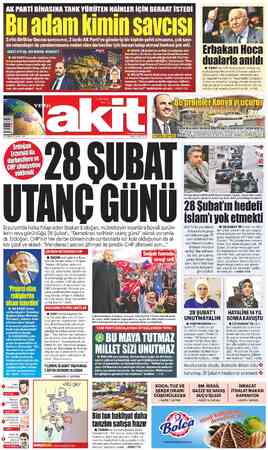 Yeni Akit sayfa 1