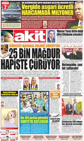  LEN BU DEĞİRMENİN SUYU NEREDEN GELİYOR MANSUR BEY? » Vergide asgari ücretli, ga HARCAMADA IVIIlY(lNEB CHP, IP ve PKK'nın...