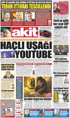 Yeni Akit sayfa 1