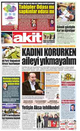 Yeni Akit sayfa 1