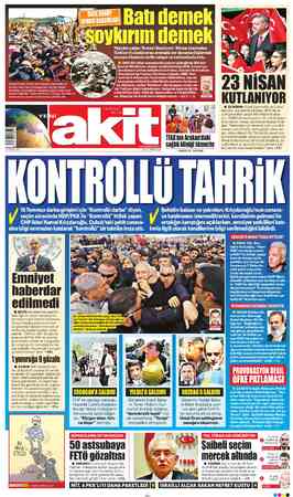 Yeni Akit sayfa 1