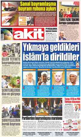 Yeni Akit sayfa 1