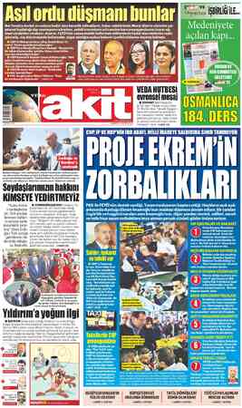  Her fırsatta devleti ve orduyu hedef alan karanlık mihrakların, haber müdürümüz Murat Alan'ın sözlerini çar- kurumların sol